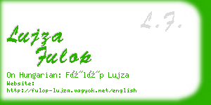 lujza fulop business card
