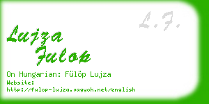lujza fulop business card